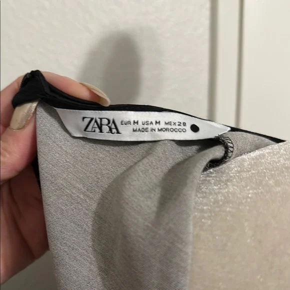 Zara ZW Collection Silhouette Print Dress - Picture 2 of 3